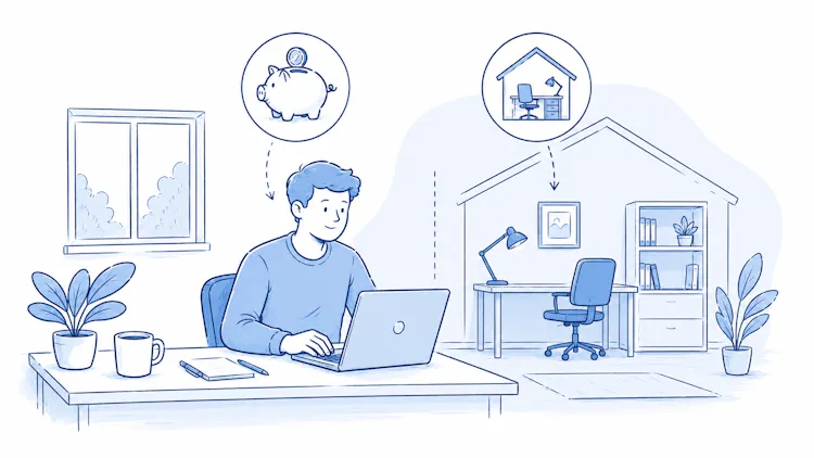 Homeoffice-Pauschale und Arbeitszimmer absetzen: So sparen Selbstständige Steuern
