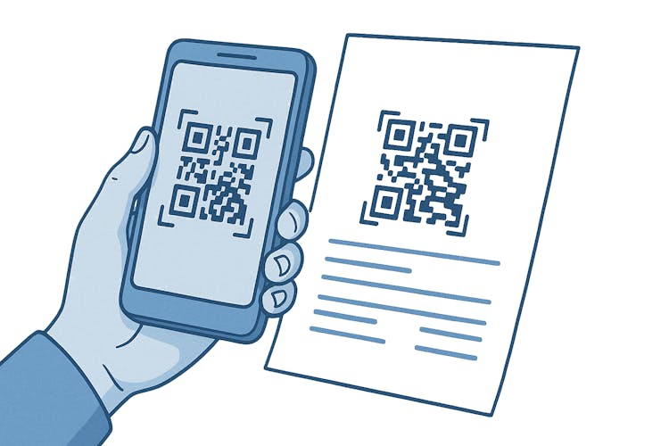 Ako platiť pomocou QR kódu na faktúre